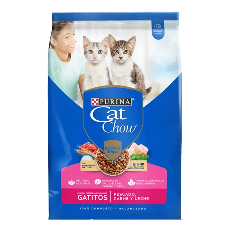 ALIMENTO PARA GATOS CAT CHOW GATITOS DE 1A12 MESES X 500 GR